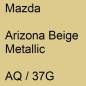 Preview: Mazda, Arizona Beige Metallic, AQ / 37G.